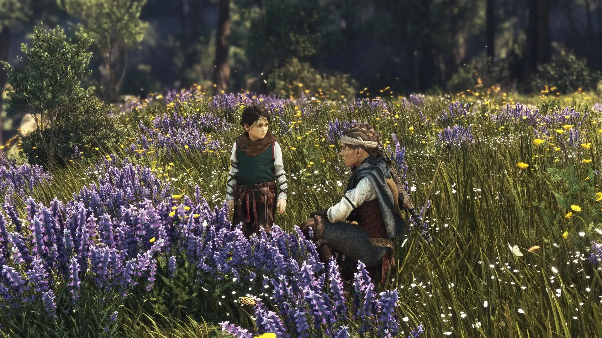 Interactive narrative elements — Flower Souvenir